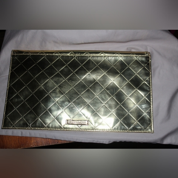 BCBGMAXAZRIA Gold "Suri" Envelope Clutch - Picture 14 of 16